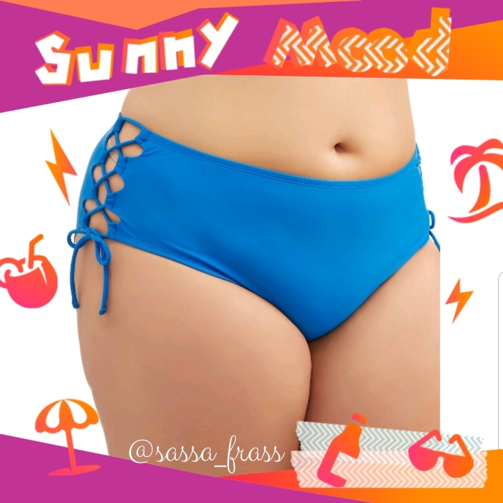 Plus Swim Bottoms, Size 2X (20W-22W), NWT